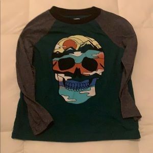 Skull long sleeve tee